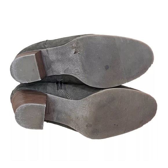 Old Navy Shoes Women’s Oregon Trail Mid Ankle Boots Olive Green Size 9 Heeled - Picture 7 of 8